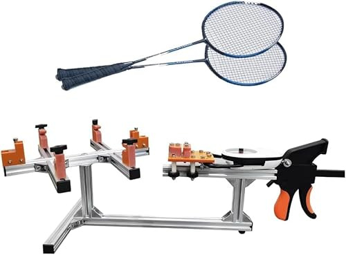 Máquina encordadora de raquetas, diseño de mesa para tensión de 20 a 32 libras, adecuada para tenis y bádminton, herramienta de enhebrado de marcos de bricolaje