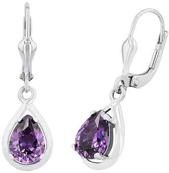 Amor Ohrhänger 925 Sterling Silber Damen Ohrschmuck, mit Zirkonia synth., Kommt in Schmuck Geschenk Box
