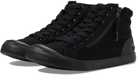 Rocket Dog Women's Jazzin High Sneaker Skate Shoe, Black/Black Foxing, 7 UK