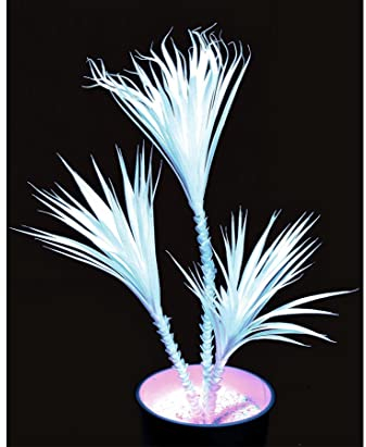 bambussi Yucca Kunstpalme 3fach Stamm, uv-Weiss, 90cm - Künstliche Yucca Palme mit 3 Stämmen