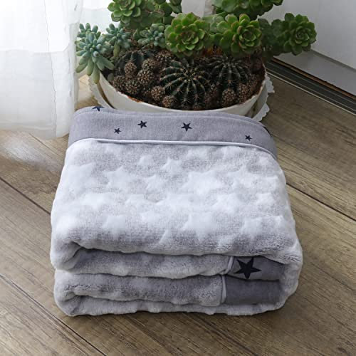 Flauschige, warme Winterdecke für Hund, Katze, Welpen, Kätzchen, luxuriös, Deluxe, Prinzessin, gemütliche Fleecedecke, Schlafbezug, Baumwoll-Steppdecke (Lordgrau, M 82 cm L x 60 cm B)
