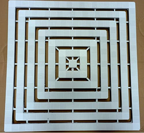 1PEZZO PEDANA DOCCIA IN PLASTICA 60X60 CM