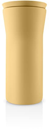 EVA SOLO | City to Go Cup 0,35 l Golden Sand |Praktischer doppelwandiger Thermobecher, der Sich einfach mit Einer Hand bedienen lässt – Klickverschluss mit Möglichkeit | Golden Sand