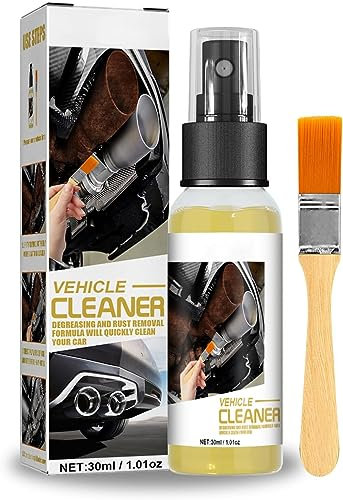 EXQST Kraftvolles Rostentfernungsspray mit Bürste, Multi-Effekt-Auto-Rostentferner, Eisenpulver, Rostentferner, Metall-Rostschutzlack