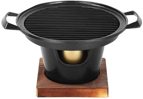 RSBFER Petit Barbecue de Table, Barbecue Japonais sans fumée, Barbecue Hibachi pour Voyage, Cuisine de Camping en Plein air,C