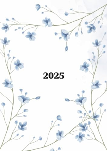 Tagesplaner 2025: 1 Tag 2 Seiten, Termin Organisator mit Uhrzeit von Januar bis Dezember, kalenderbuch A4 XXL