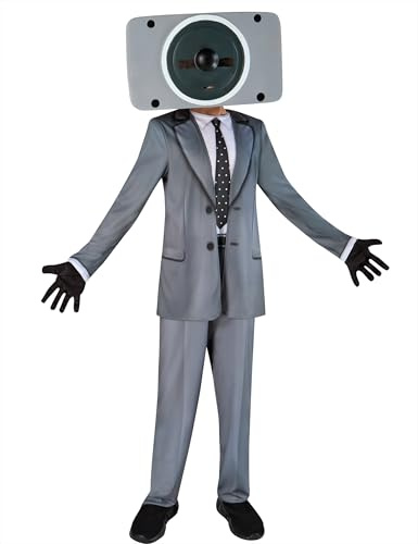 Rubies Costume officiel Skibidi Speakerman pour enfant, taille 11-13