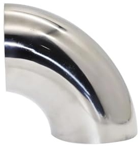 auspuffblende Universeller 90-Grad-Edelstahl-Winkel, Sanitär-Schweißrohrverschraubung, Auto-Auspuffrohr-Schalldämpfer, Geschweißtes Rohr, Mehrere Größen Schalldämpfer(60 mm)