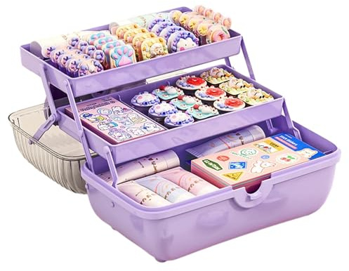 Xujuika Caja Accesorios Pelo Niña | Organizador De Accesorios Para El Cabello | Bonita Caja De Joyería Portátil | Caja Almacenamiento Pinzas Pelo Para El Pelo, Gomas Para El Cabello, Clips