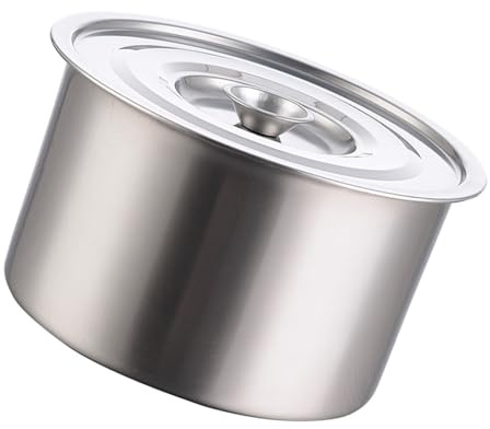 Aramox Simple Design Stainless Steel Stockpot High Temperature Resistant Easy to Soup Pot for Seasoning Eggs, Stew Pot for Daily Cooking (22cm)