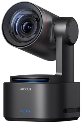 OBSBOT Tail 2 PTZR NDI Camera 4K@60FPS, Pro AI Tracking, 1/1.5 CMOS, 50MP, 5X Optical Zoom, 12X Hybrid Zoom, SDI/HDMI/IP/USB 3.0 Output, Live Streaming for Education, Conference, Worship, Live Events