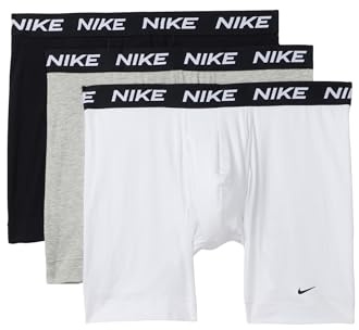 Nike Men's All Day Cotton Stretch W/Fly Boxer Brief 3pk Underwear