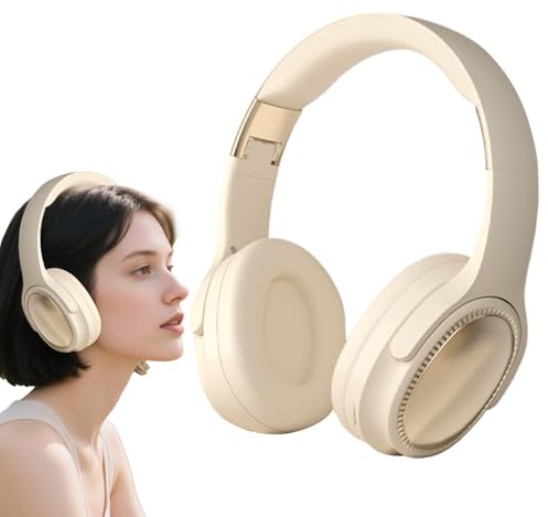 Kustimantu Casque Anti-Bruit Réducteur de Bruit, Casque Circum-Auriculaire Confortable Léger, Confort Optimal et Charge Rapide pour Hommes et Femmes