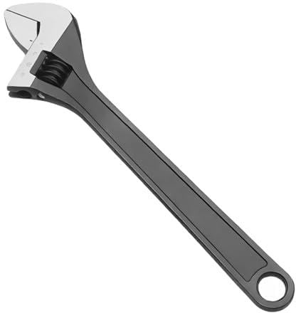 ZLKRHAK 1 Pc 15cm/20cm/25cm/30cm Rollgabelschlüssel Schraubenschlüssel Maulschlüssel Gabelschlüssel Verstellbarer Schraubenschlüssel Adjustable Wrench Maulschlüssel Verstellbar