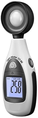luxmetro digitale, DT-86 Mini Misuratore Di Luce Digitale Professionale Luxometro 40000Lux Illuminometro Fotometro Luxmetro per Case Agricoltura Magazzini