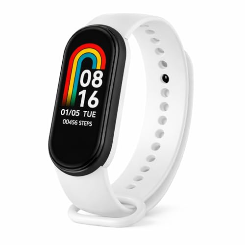 Pulsera de Actividad Inteligente con Pulsómetro, Presión Arterial y Oxígeno en Sangre | Smartband Bluetooth 5.2, Monitor de Sueño y Calorías | Smartwatch Mujer Hombre Compatible con iOS y Android