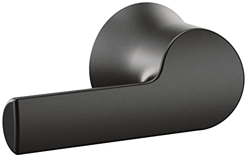 Moen Doux Matte Black 4.25 Brass Decorative Toilet Tank Flush Lever, YB0201BL
