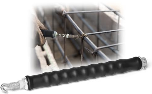 Novatool Drillapparat 330 mm in schwarz Drahtwirbelzange Driller Drillkurbel Rödler Drahtdreher Drahtwerkzeug Betonrüttler 1x
