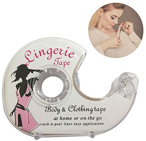 WINBST Fashion Tape Doppelseitiges Klebeband Unsichtbare Klebe für BH Träger Kleid Damen Bekleidung mit Tiefer V Ausschnitt Body Tape Kit Schöne