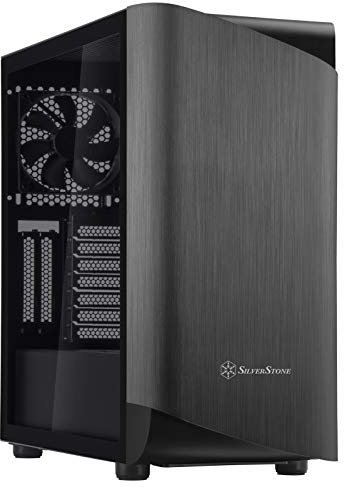Silverstone SETA A1 Midi Tower Noir, Titane