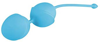 EIS Liebeskugeln für Damen | Beckenboden Trainer | Hautfreundliches Silikon | Mit moderner Struktur | 4,2 cm