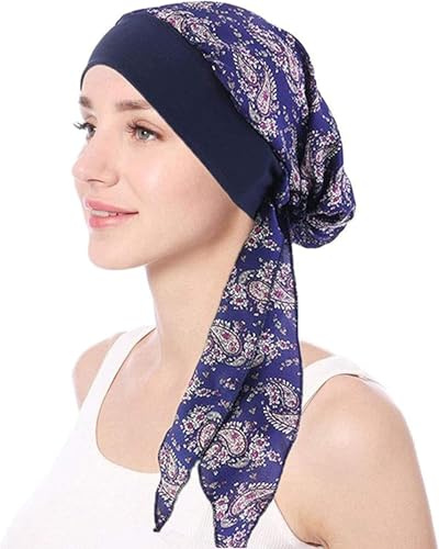 ESTEVANJ MUR huvudbonader för kvinnor/hårband för sömn, turbaner, hijab undercap, kemo huvudbonad, huvudbonad mössa för kvinnor, bohemisk elastisk halsduk med flätor, pirathatt, sovmössa., 5, one size