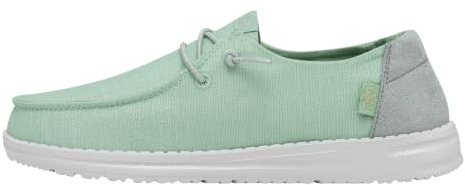 Hey Dude Wendy Glitter Moc Toe Shoes - Scarpe da Donna, Moon Stone, 38 EU