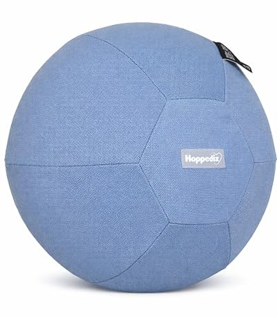Hoppediz Ballonhülle für Kinder – Weicher Indoor Ball für Zuhause & unterwegs – Sicheres Spielen ohne Platzen – Leicht, leise & ideal für Kleinkinder – inkl. Luftballons