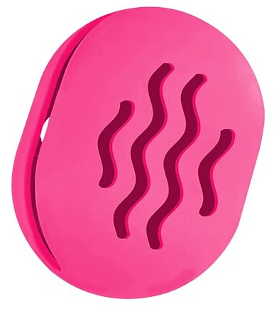 TIKIUKI Makeup Sponge Holder Makeup Holder Beauty Blender Bolder Makeup Silicone Makeup Sponge Case Breathable Make Up Sponge Case Makeup Bag Essentials Suitable for Business or Travel（Rose）
