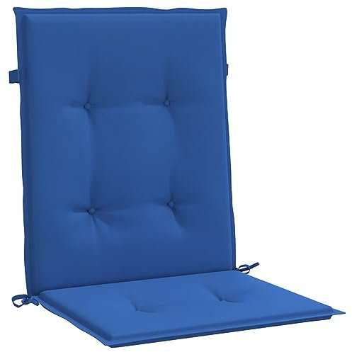 Tidyard 4X Gartenstuhlauflagen Niedriglehner, Sitzauflagen, Stuhlauflagen für Niederlehner, Auflagen Niedriglehner, Gartenstuhl Auflage Kissen Sitzkissen Stuhlkissen, 100x50x3 cm