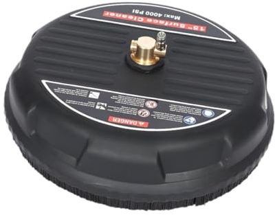 Folpus Limpiador de Superficies con Lavadora a presión, Lavadora eléctrica para entradas de 15 Pulgadas, Limpiador de Superficies Planas para Cubiertas, Lavadora a presión