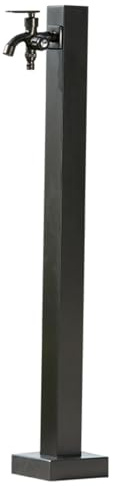 LXRHLIKG Wassersäule Garten aus Edelstahl, Frostschutzhahn für den Außenbereich, Wasserspender, Hydrant, Dekorativer, Bodenmontierter Garten(58cm/23in)