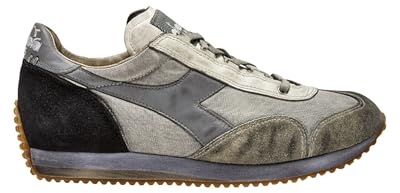 Diadora Heritage Zapatillas Equipe Dirty SW Evo 181251 Sneaker Casual Hombre Lona Blanco