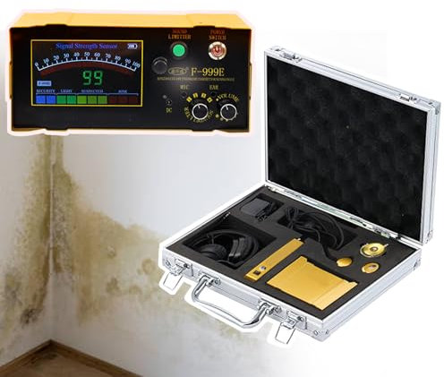 Detector De Fugas De Agua Subterránea Profesional, Comprobador De Monitoreo De Fugas De Tuberías De Agua, 4 Niveles Ajustables (200-3000 Hz), Equipo De Detección De Fugas De Tuberías De Agua