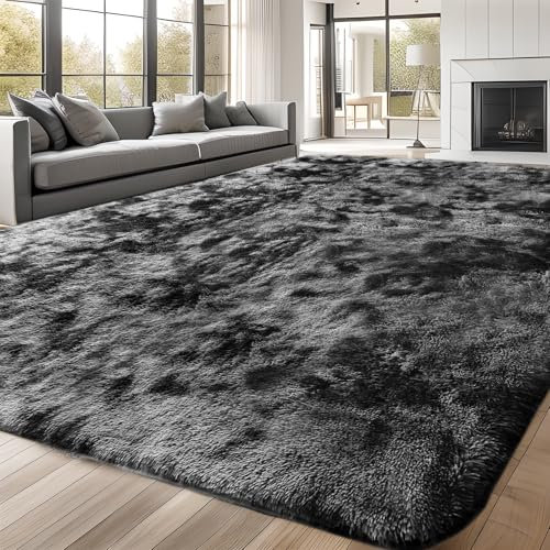 LNZHAO Rugs Living Room - 160x230cm Soft Fluffy Area Rugs for Bedroom - Washable Rug Antiskid Shaggy Rug Carpets - Suit for Bedroom Dorm Nursery Kids Room Office Lounge Home Decor