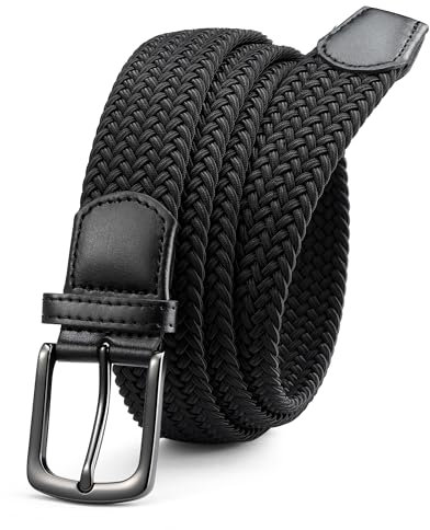 CHAOREN Cinturon Elastico Hombre, Cinturones Hombre de Tela Tejida, Cinto Homem de Golf Informal 35mm