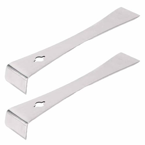 FYHJNC 2 Pack 17cm Stainless Steel Hive Tool J-Hook Scraper for Beekeeping