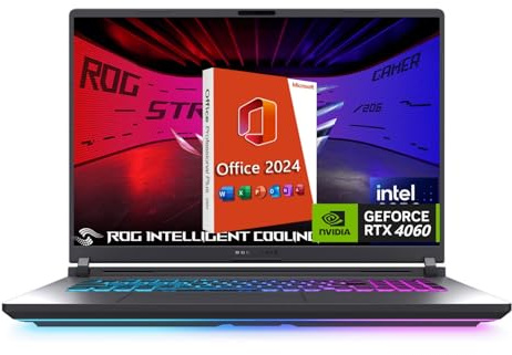 ASUS ROG Strix G18 Gaming Laptop, NVIDIA RTX 5080 16GB GDDR7, Intel Ultra 9 275HX (fino a 5.4GHz, 24 Core), 18 240Hz 3ms 2.5K (2560x1600), WiFi 7, 64 GB DDR5 RAM, 8 TB SSD, Windows 1110 Pro