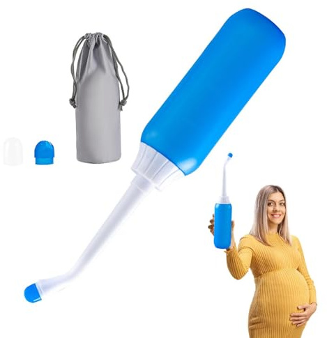 Tragbares Bidet für Reise - 400 ml Handheld Leichtes Sprühgerät | Persönliche Hygieneversorgung, Toilettenbidet-Irrigator, private Teile sauberer, reisefreundliches Badbehörde, tragbares Wassersprühge