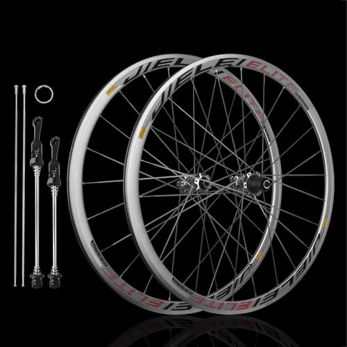 Roues Avant Et Arrière De Vélo De Route 700C avec Freins À V Jantes en Alliage D'aluminium Double Paroi 40mm, Blocage Rapide 100/130mm, Cassette HG 7/8/9/10/11/12 Vitesses, 120 Clics
