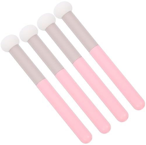 CTIRCHIU 4pcs Mushroom Head Concealer Sponge Soft Beauty Makeup Applicator Powder Puff Sponge for Easy Application, Portable Design, Suitable for Eye Creams and Concealers, for Every Day