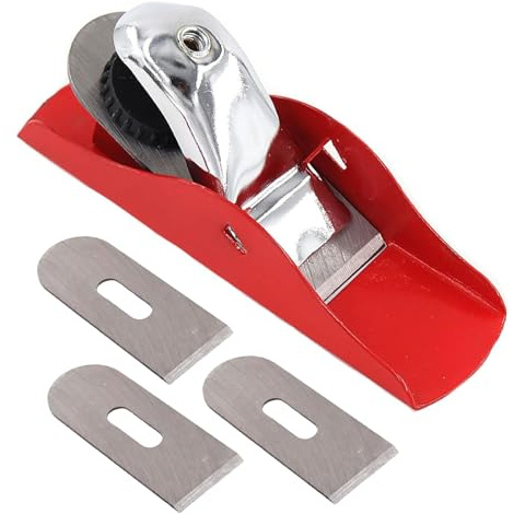 Door Planer, Wood Planer for Doors with 2PCS Spare Blades, Hand Planer Small Wood Plane Door Planer for Internal Doors for Trimming Woods Planning