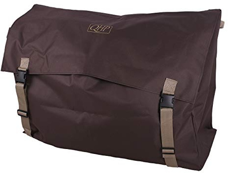 QHP Packsack Stallsack Stallpacksack Deckensack Deckentasche Stalltasche Navy ARBO-INOX® (Braun)