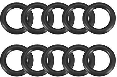sourcing map 12 Stück O-Ring Dichtungen 11 mm x 7 mm x 2 mm Metrische Nitrilkautschuk Gummidichtung Dichtungsring für Sahnespender Pumpe Schnellkupplung Ersatzdichtung Umfülladapter