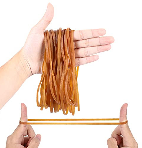Molain Large Rubber Bands, 30 Pieces Big Rubber Bands, 8 Inch Extra Large Elastic Bands for Office Supply, Trash Can, File Folders, Cat Litter Box