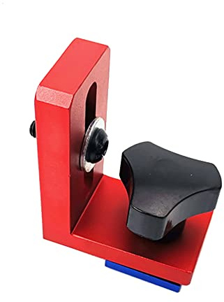 Lxoraziy T-Slot Miter Track Stop, 30 Type Woodworking Chute, T-Track Chute Guide Rail Retainer, for DIY Woodworking Table Saw (A)
