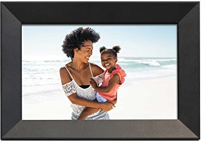 Aluratek 8 WiFi Touchscreen Digital Photo Frame with Auto Rotation and 8GB Built-in Memory, ASHDPWM8S