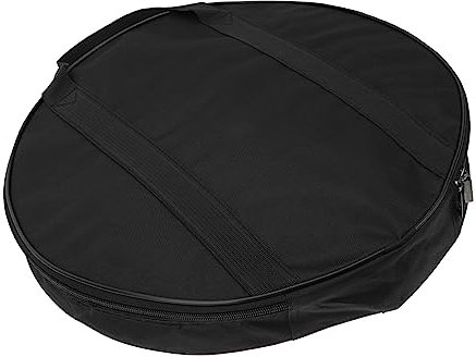 SAFIGLE Gongtasche Tragbar Musikinstrumententasche Beckenbehälter Organizer Für Gongs Und Zubehör Schwarz Schwarz