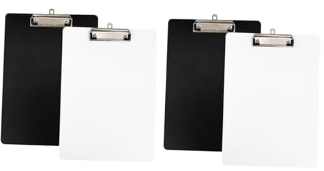 BCOATH 4pièces Clipboard Écriture Portable Plastique De Pince Documents Pour Étudiants Et Bureau Organisation Des Documents