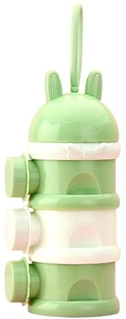 Duroecsain Boîte de lait en poudre, distributeur de lait en poudre - Conteneur de stockage de voyage à 3 couches pour | Récipient portatif de lait en poudre, boîte de formule anti-déversement, boîte